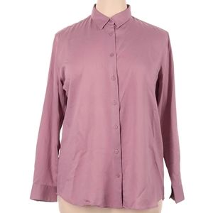 Uniqlo Women's Pink Rayon Top